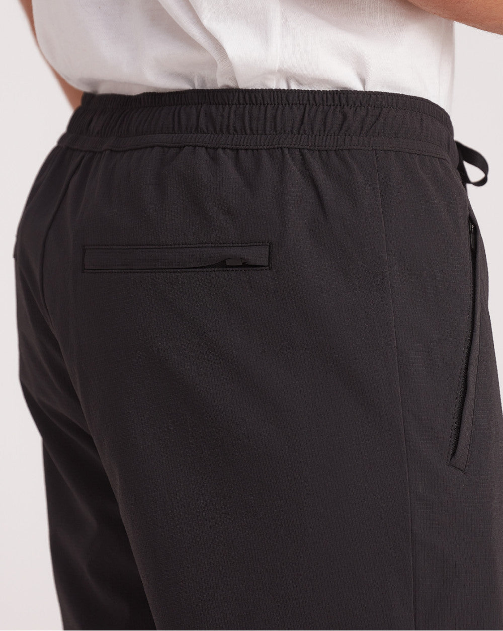 Slim Fit Active Joggers - Jet Black