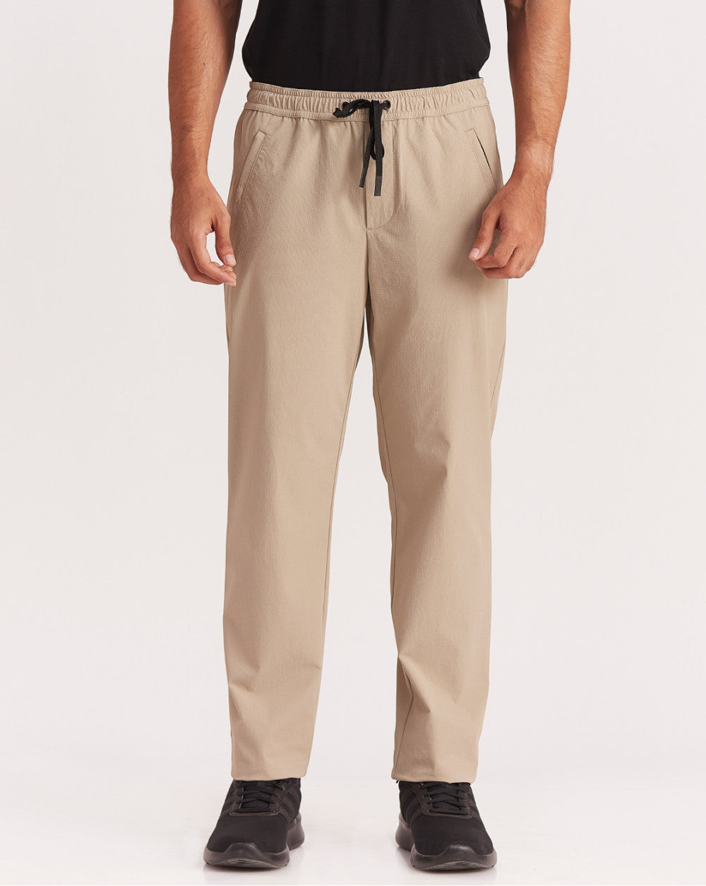 Slim Fit Active Joggers - Sand