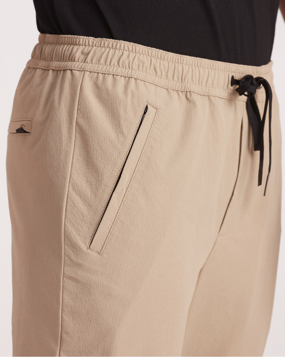 Slim Fit Active Joggers - Sand