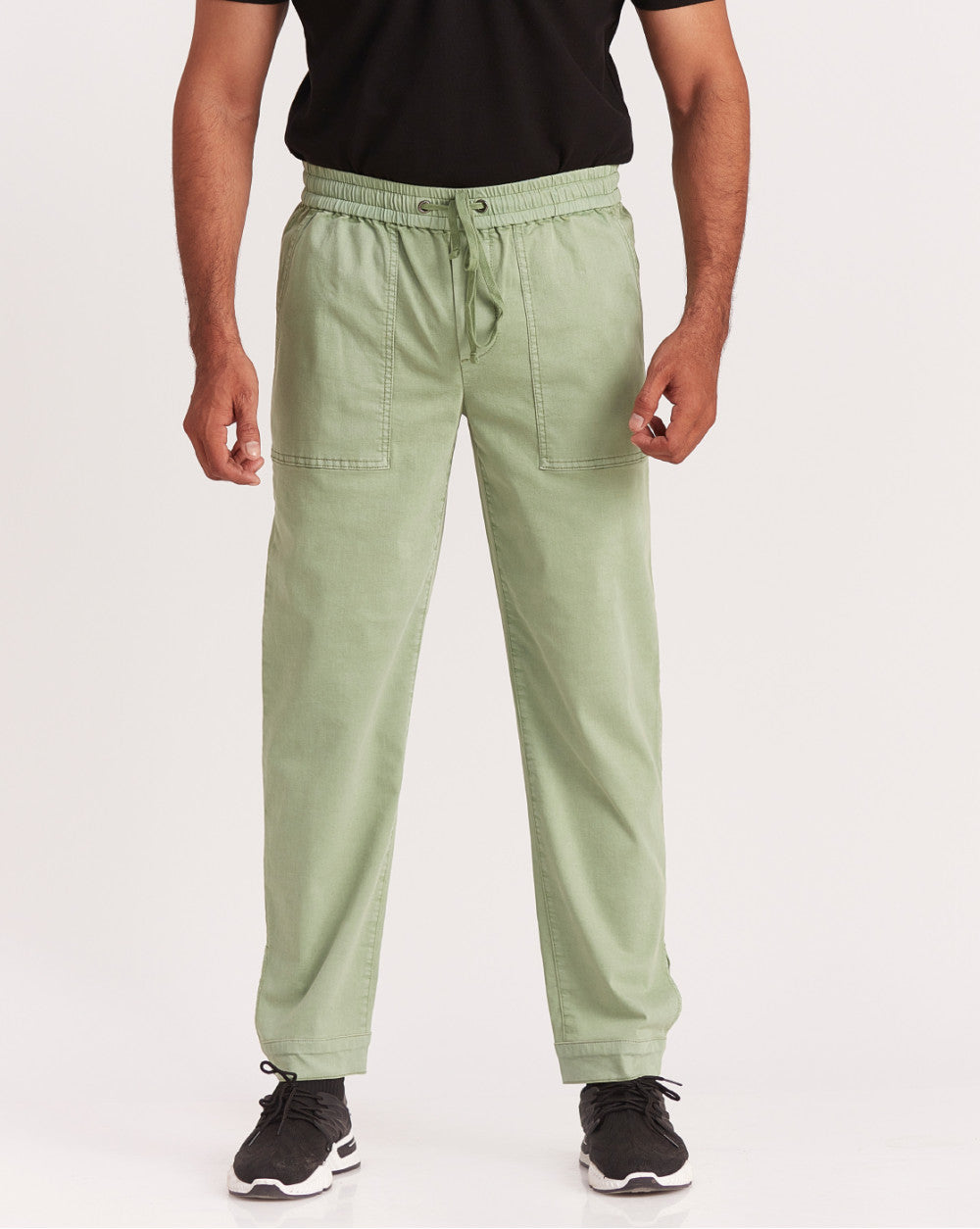 Tapered Fit Casual Joggers - Green Apple