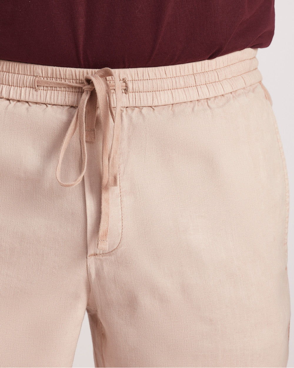 Tapered Fit Comfort Pants - Latte