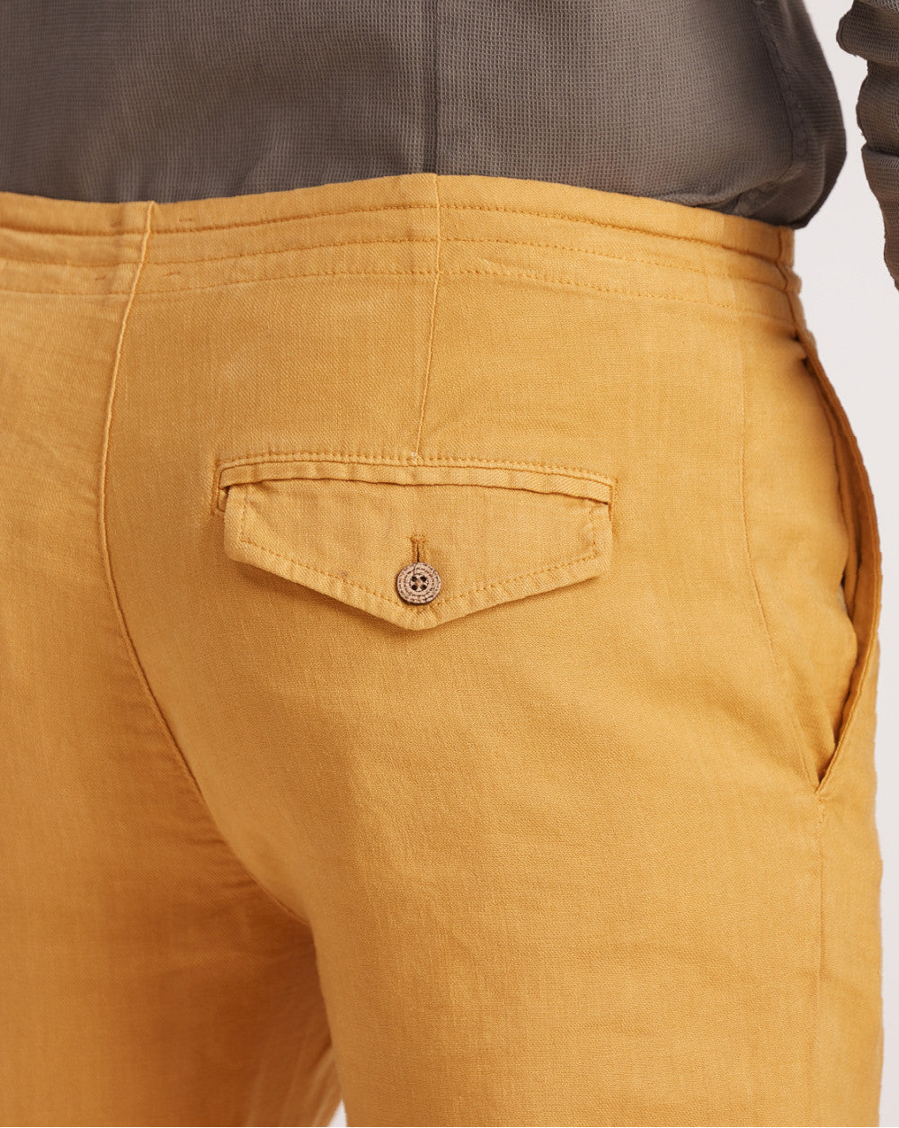 Tapered Fit Lounge Style Joggers - Golden Yellow