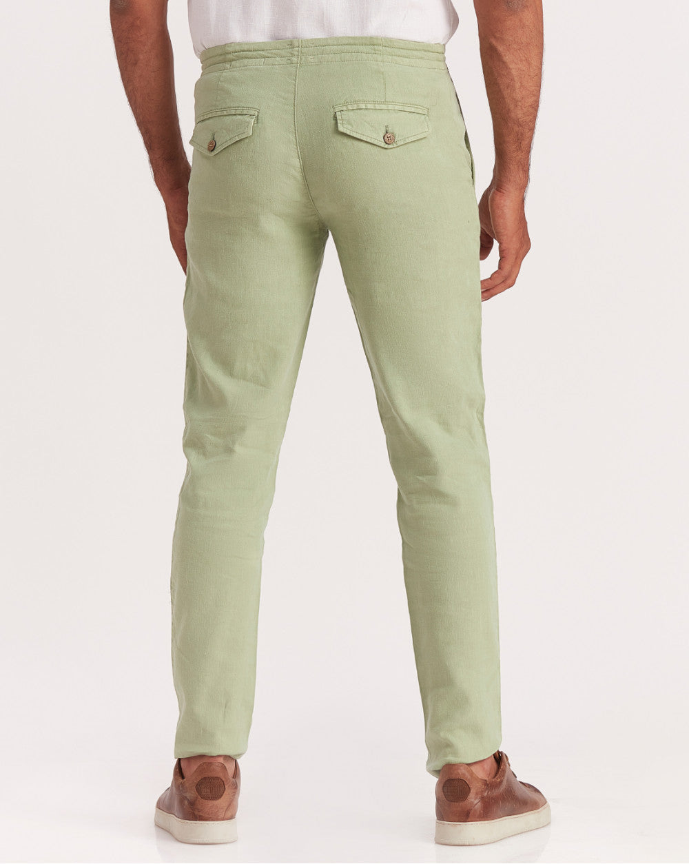 Tapered Fit Lounge Style Joggers - Green Apple