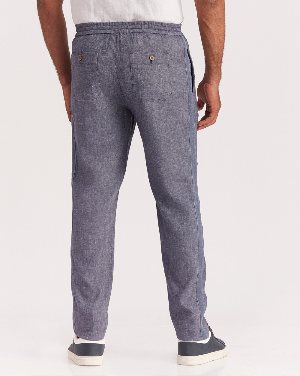 Tapered Fit Comfort Pants - Indigo Blue