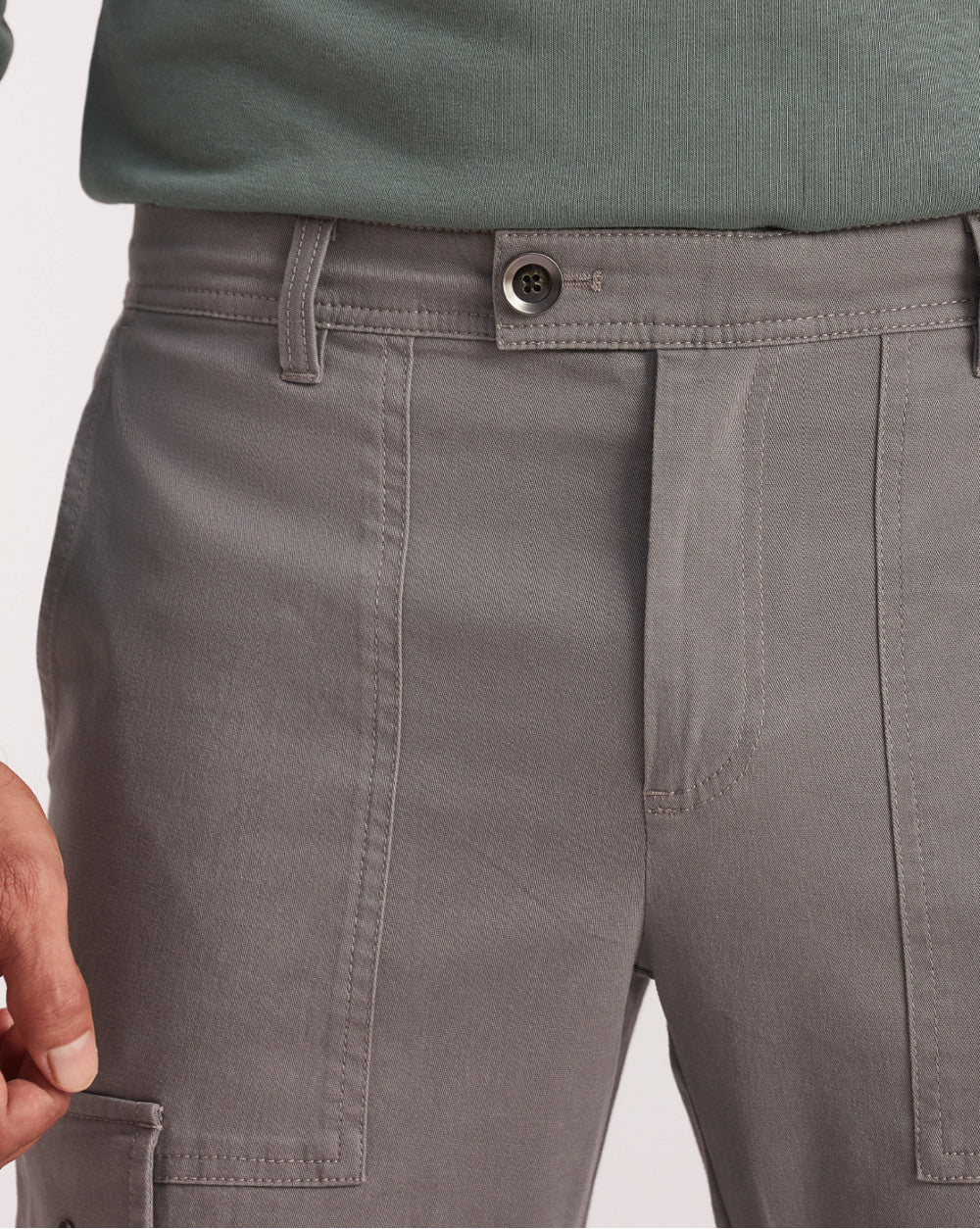 Tapered Fit Classic Cargos - Pewter Grey
