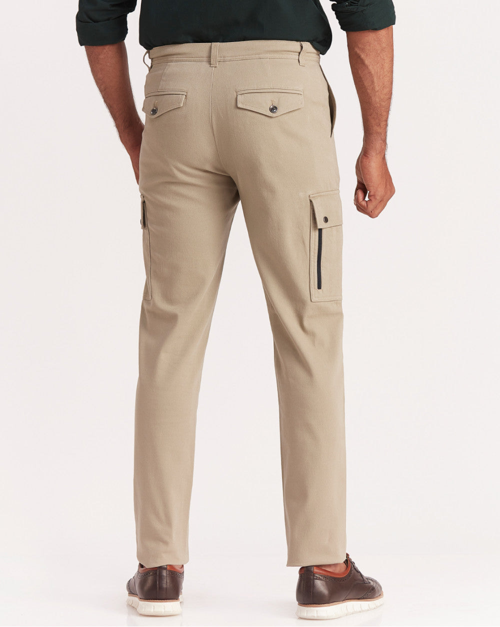 Tapered Fit Classic Cargos - Granola Khaki