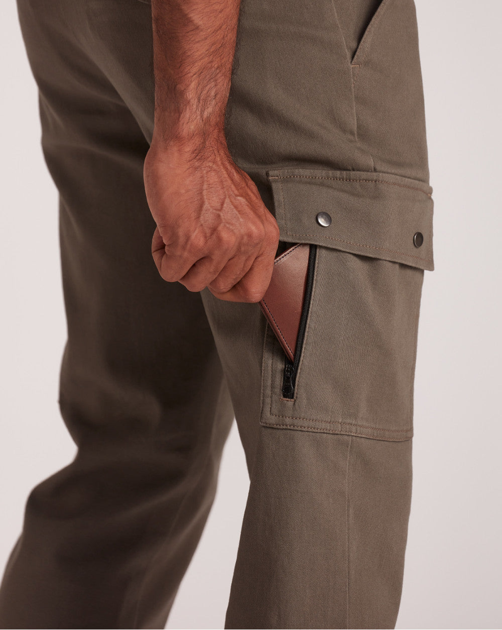 Tapered Fit Classic Cargos - Brown Oak