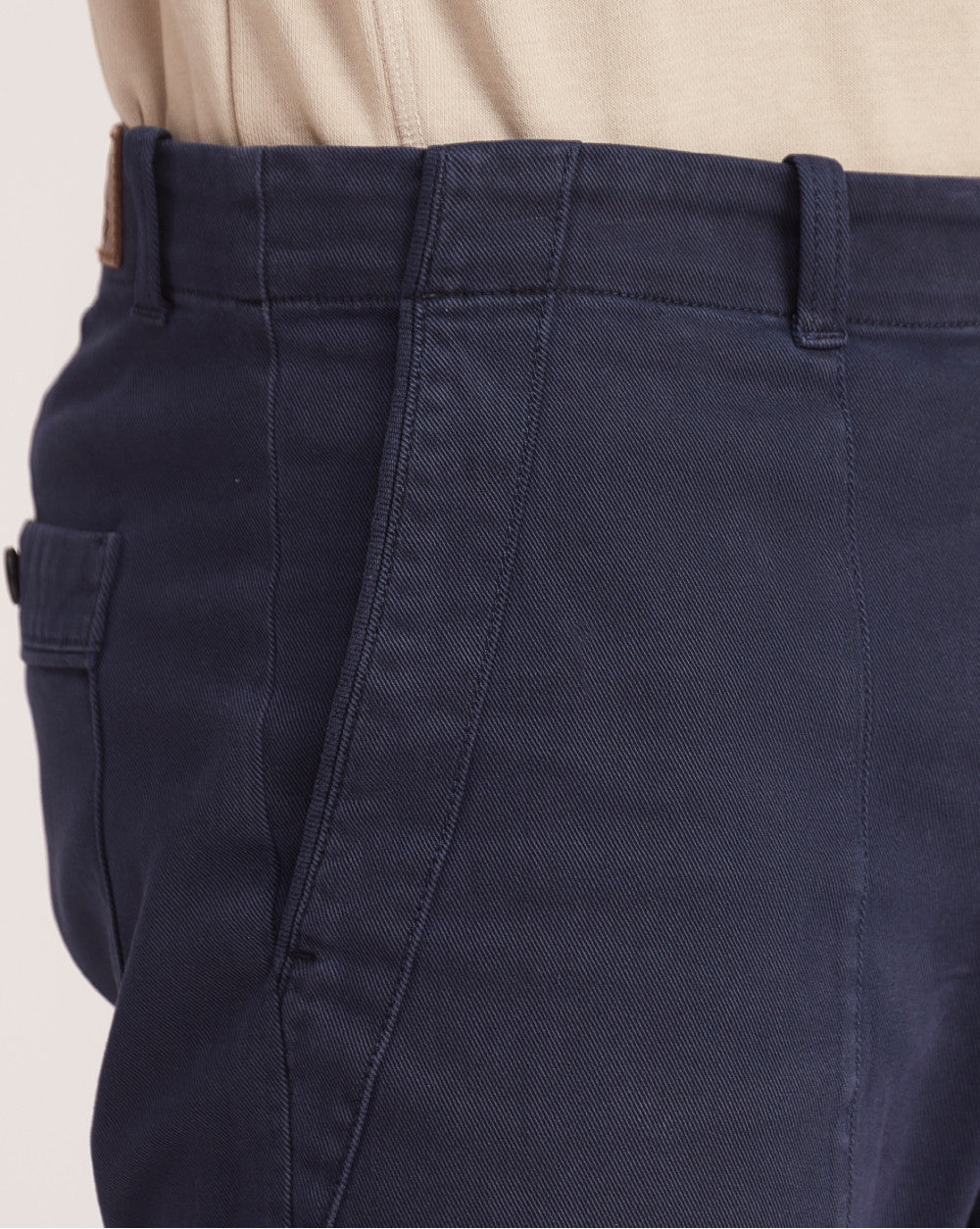Straight Fit Garment Dyed Outdoor Chinos - Navy