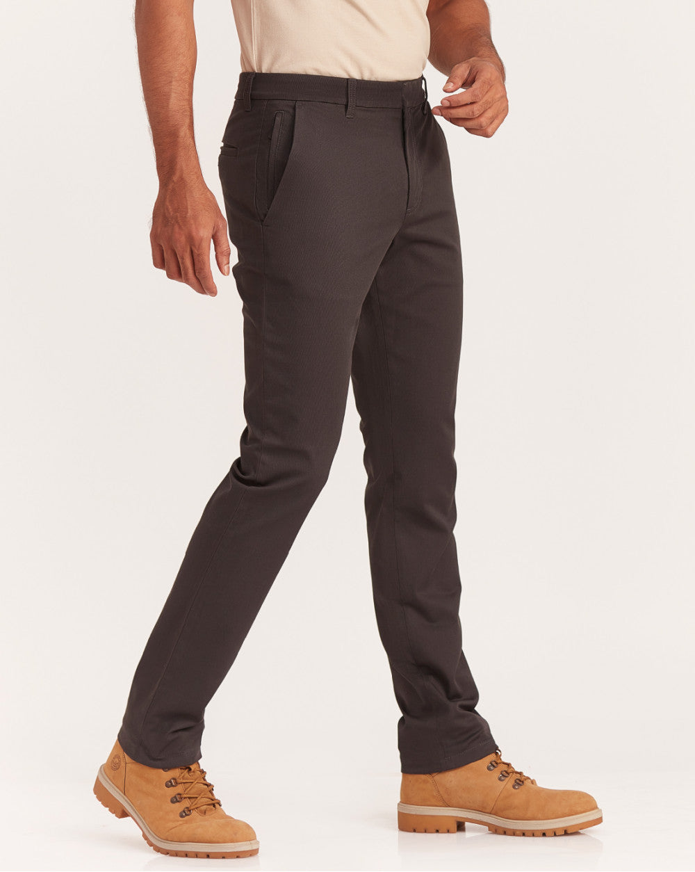 Slim Fit Urban Chinos - Jet Black