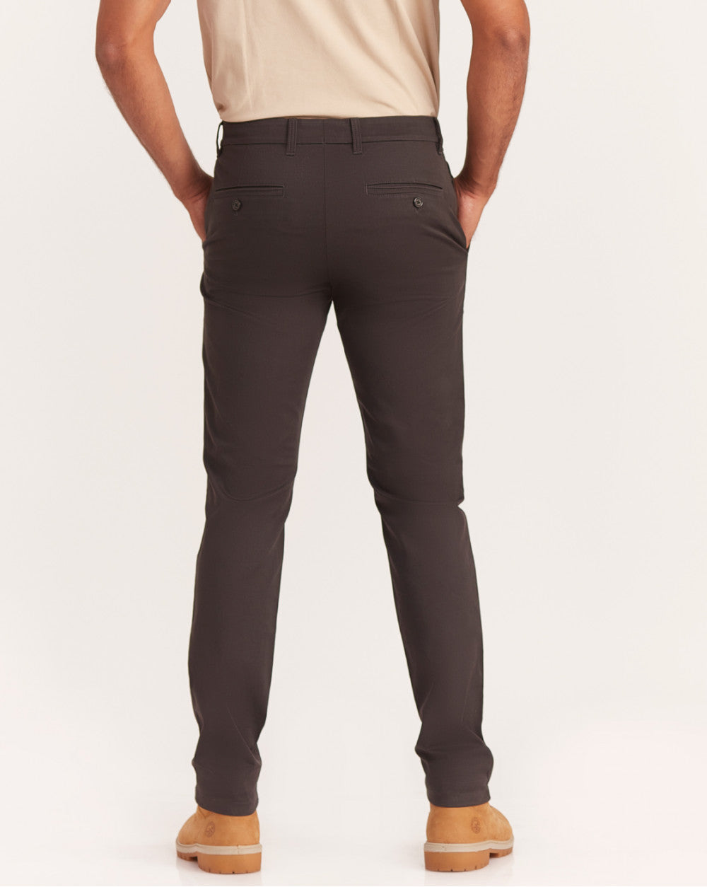 Slim Fit Urban Chinos - Jet Black