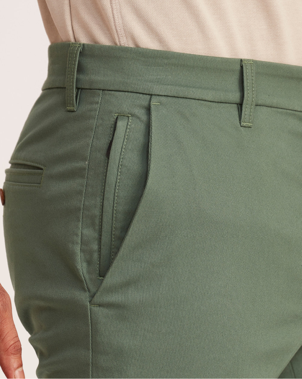 Slim Fit Urban Chinos - Dark Ivy Green