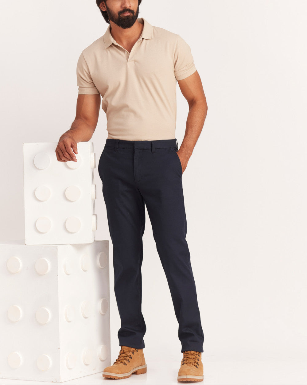 Regular Fit Urban Chinos - Navy