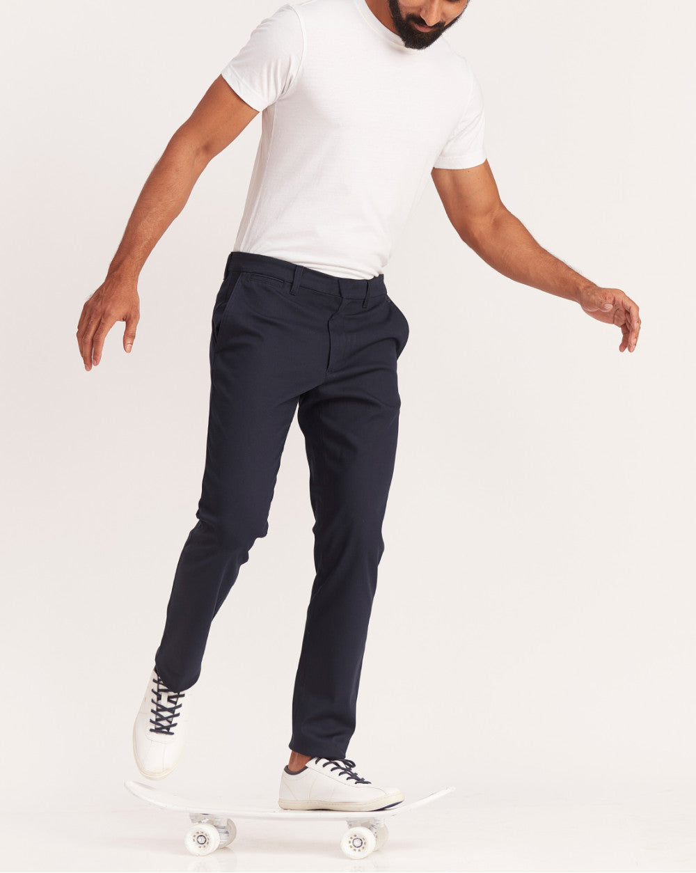 Slim Fit Urban Chinos - Navy