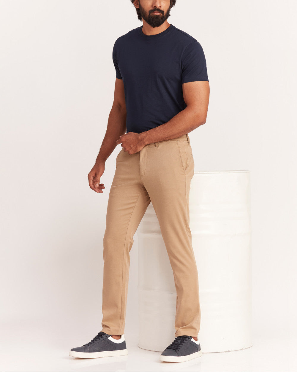 Slim Fit Urban Chinos - Camel Brown