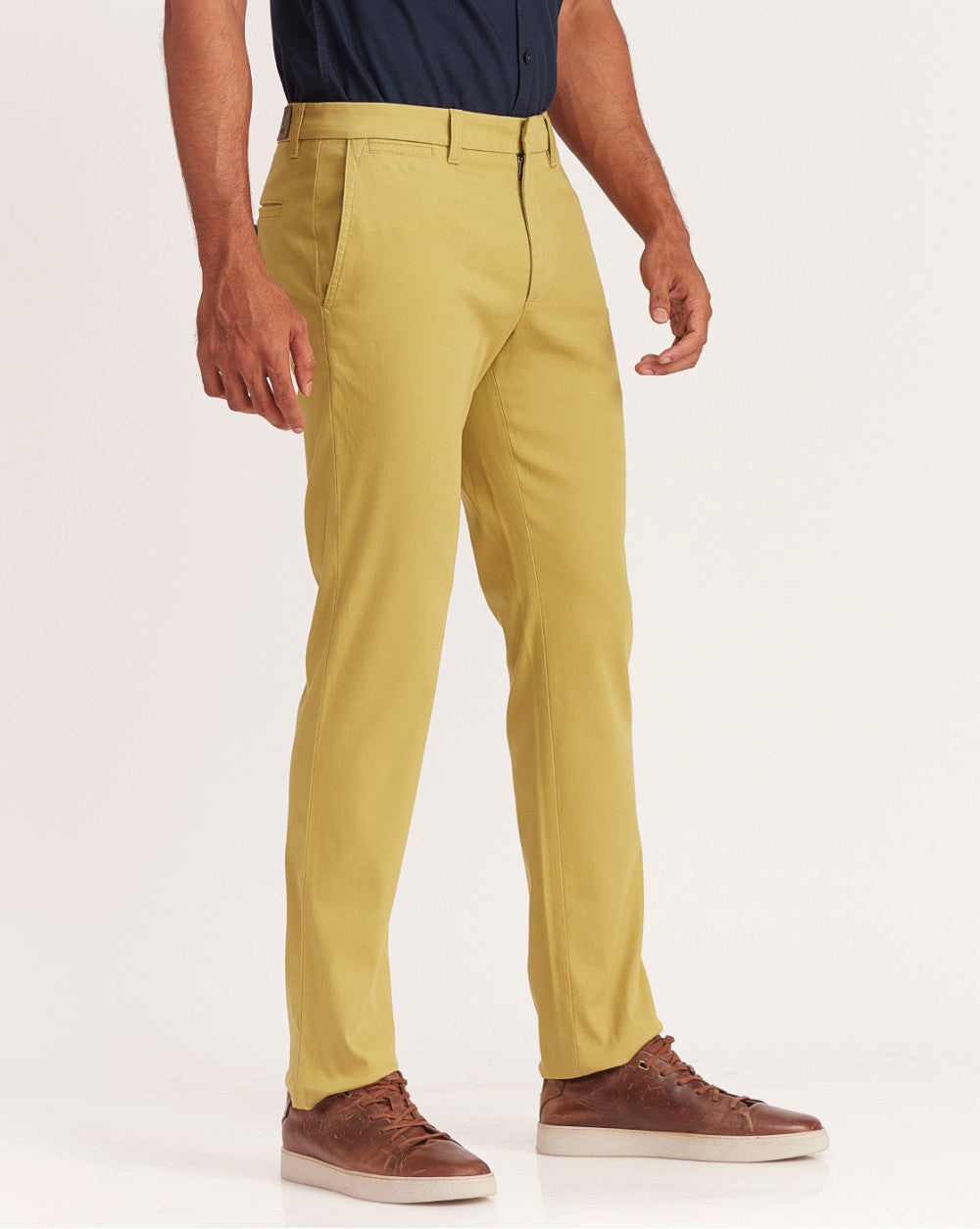 Slim Fit Luxe Chinos - Granola Khaki