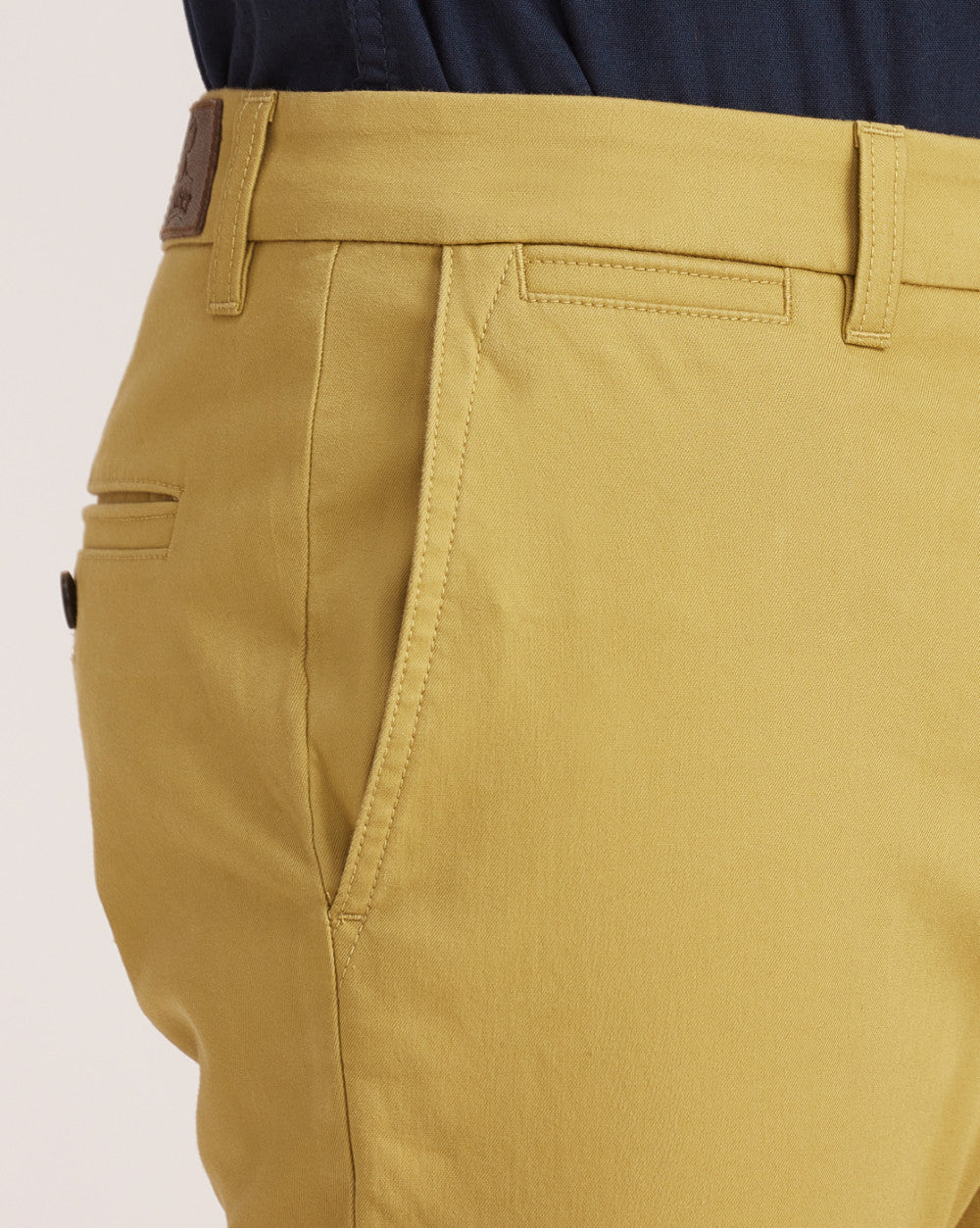 Slim Fit Luxe Chinos - Granola Khaki