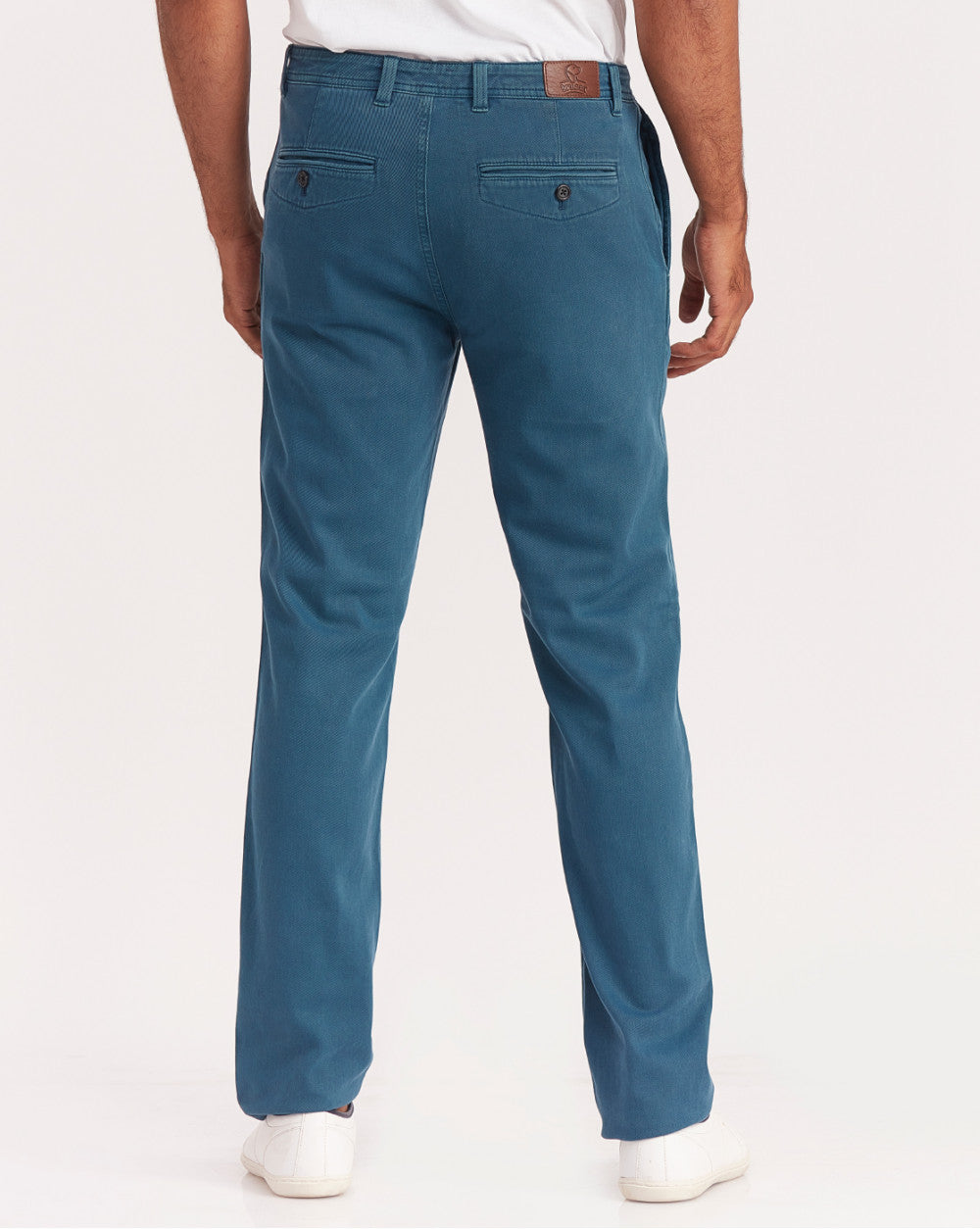 Regular Fit Garment Dyed Chinos - French Navy