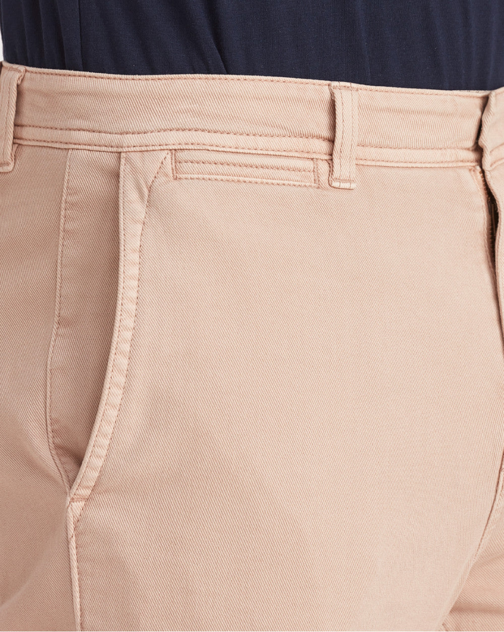 Regular Fit Garment Dyed Chinos - Latte