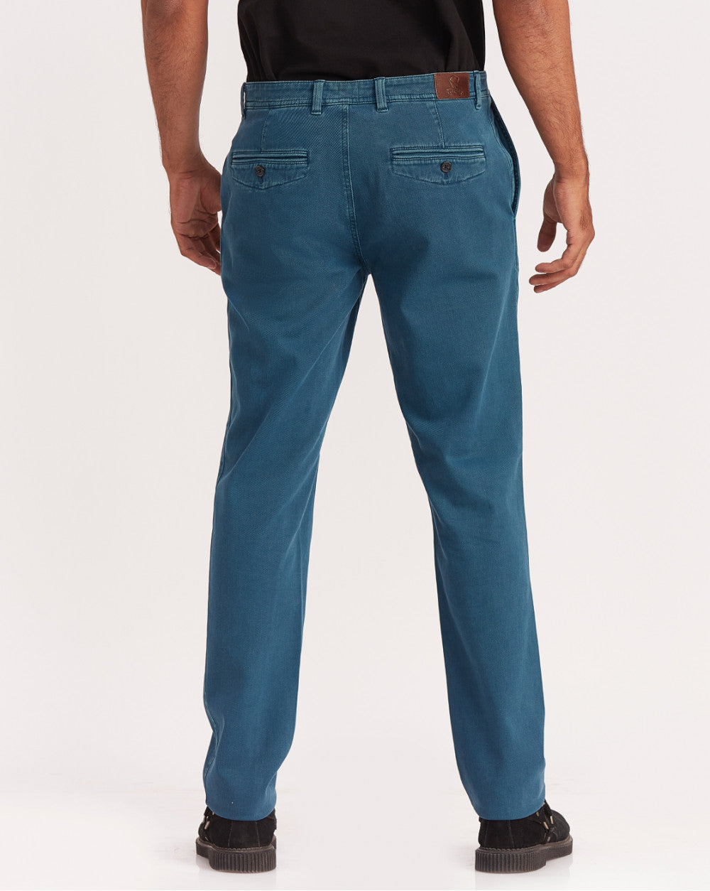 Slim Fit Garment Dyed Chinos - French Navy