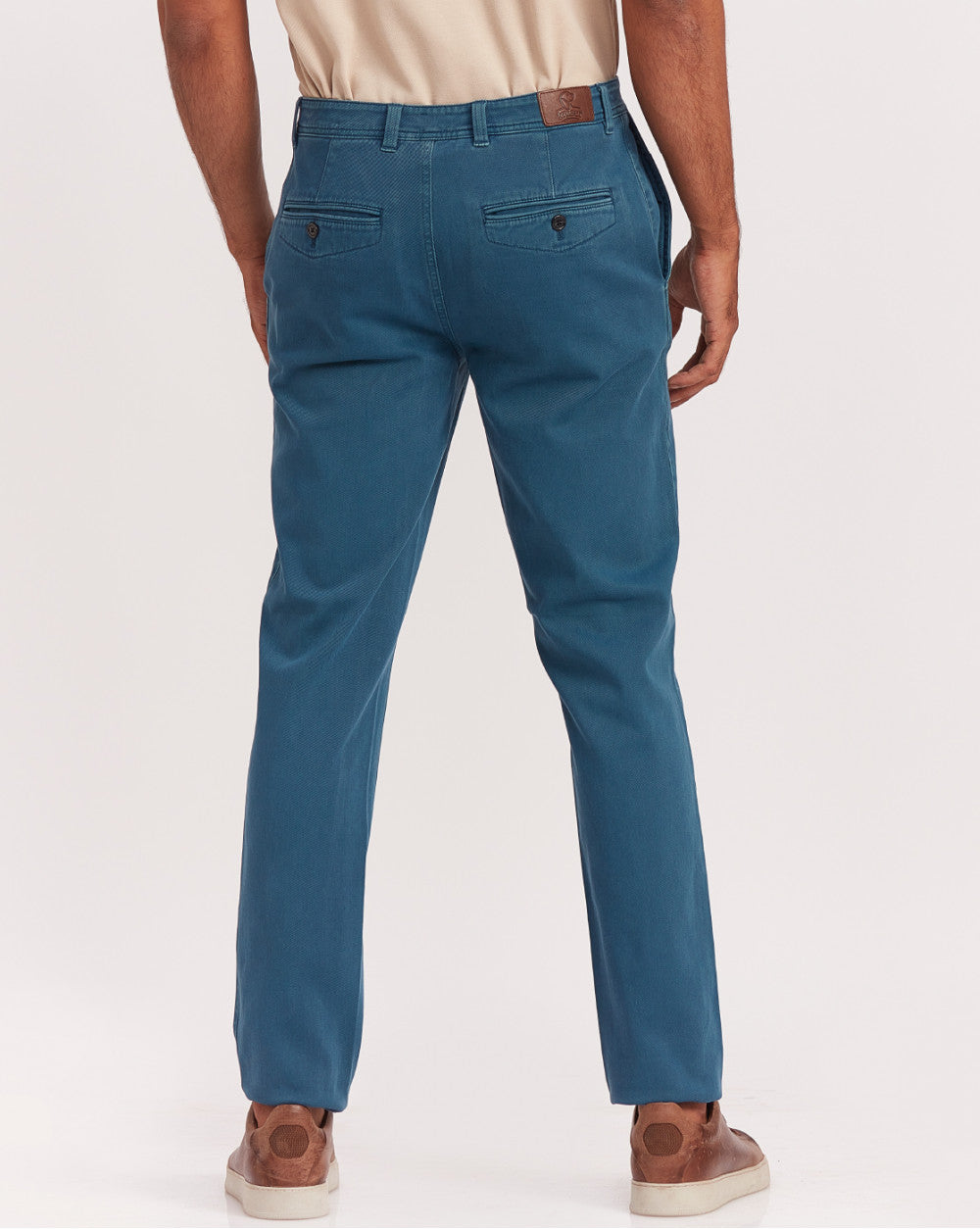 Tapered Fit Garment Dyed Chinos - French Navy