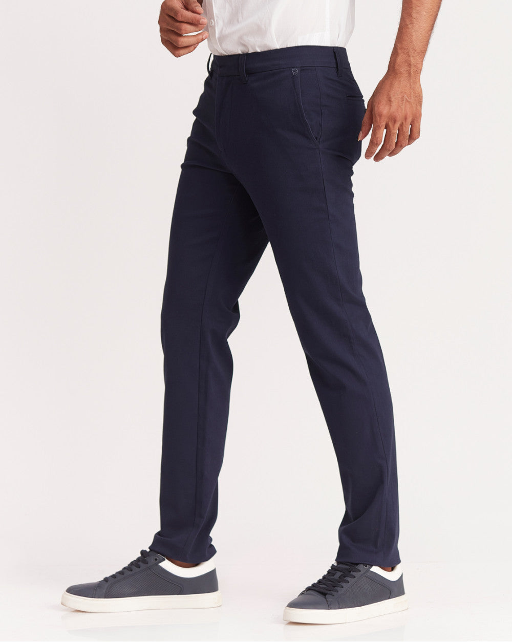 Regular Fit Fit Luxe Chinos - Navy