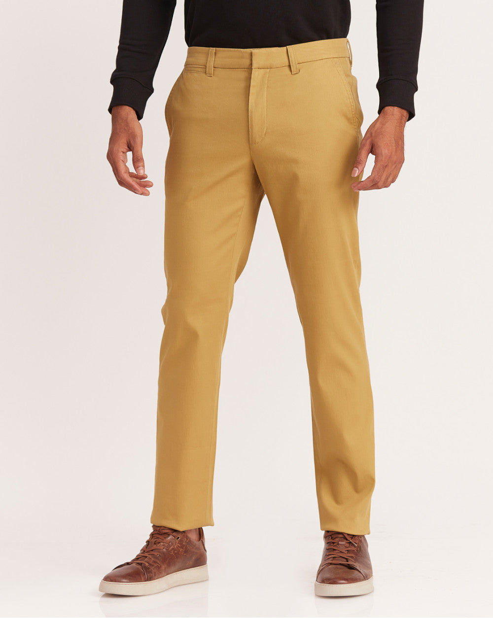 Regular Fit Fit Luxe Chinos - Granola Khaki