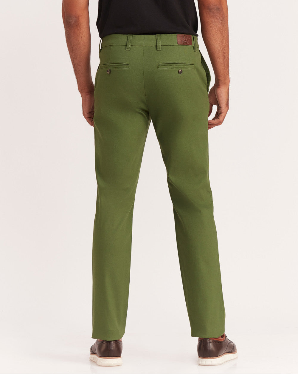 Regular Fit Fit Luxe Chinos - Chive Green