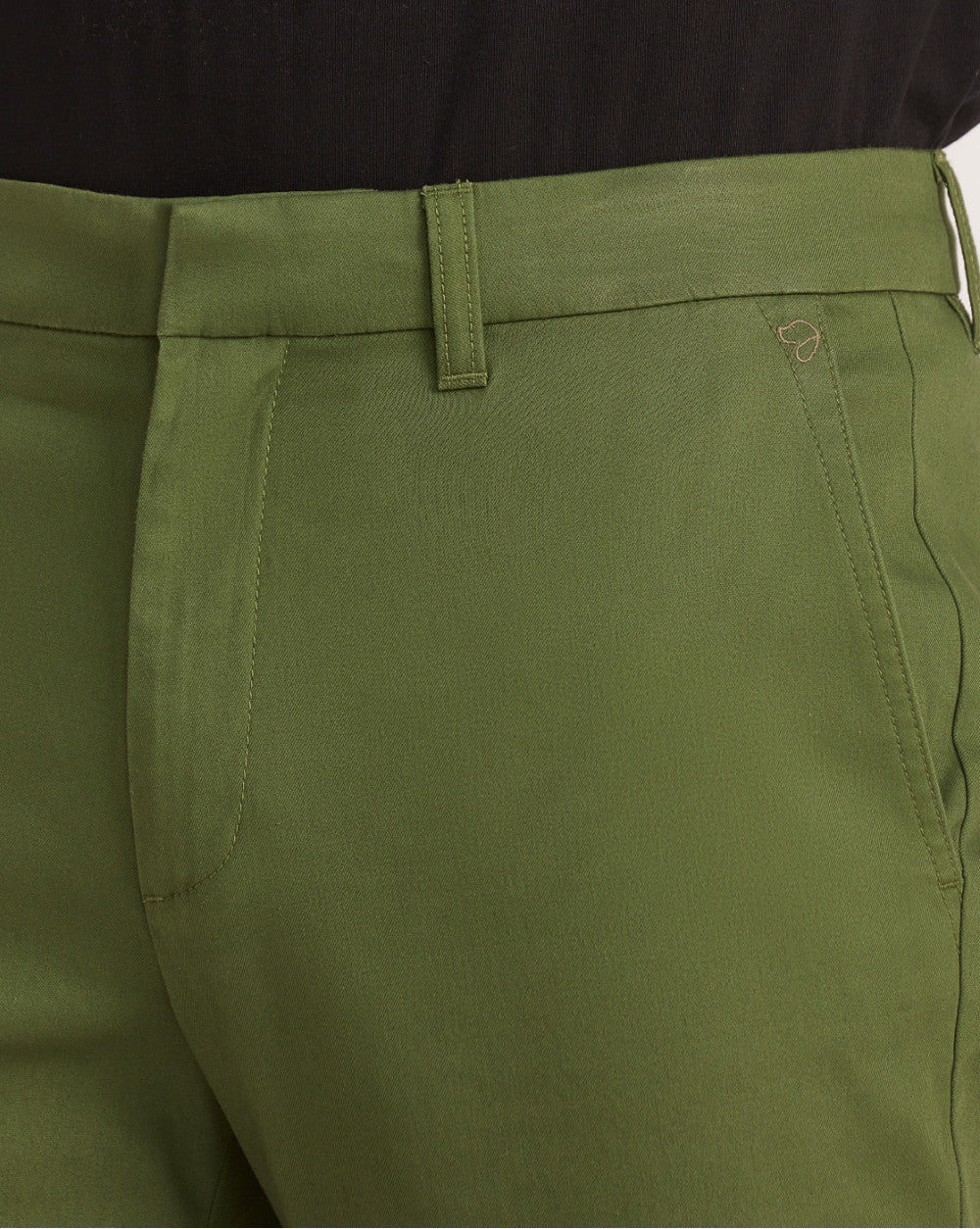 Regular Fit Fit Luxe Chinos - Chive Green