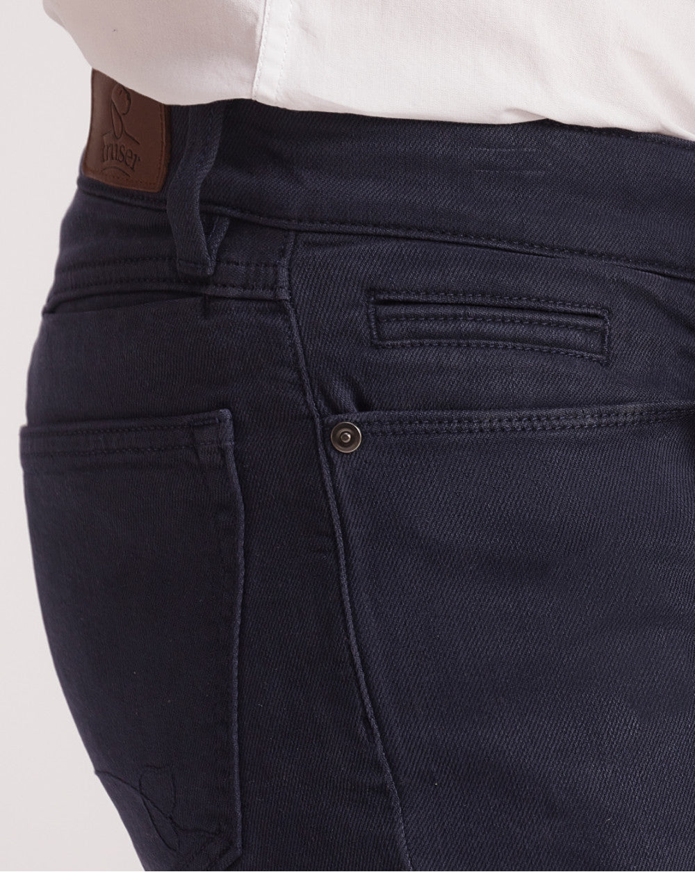 Slim Fit Six-Pocket Coloured Denims - Navy