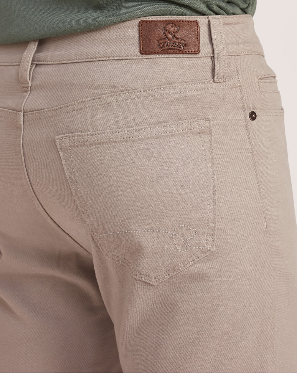 Slim Fit Five-Pocket Luxe Pants - Grey