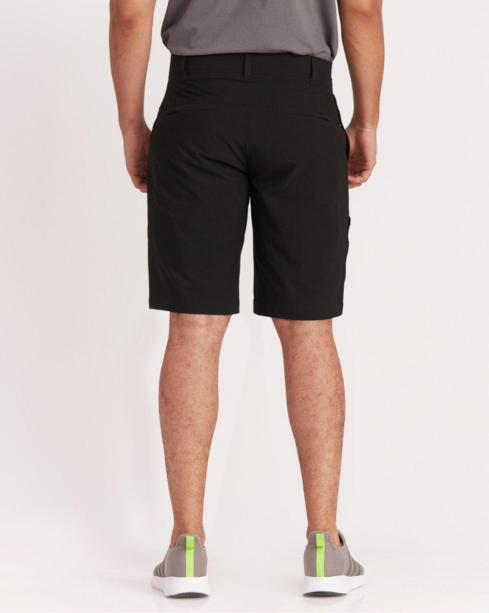 Regular Fit Ripstop Textured Shorts - Jet Black