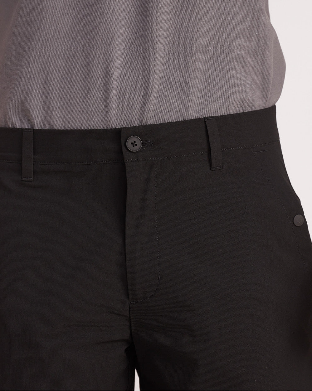 Regular Fit Ripstop Textured Shorts - Jet Black