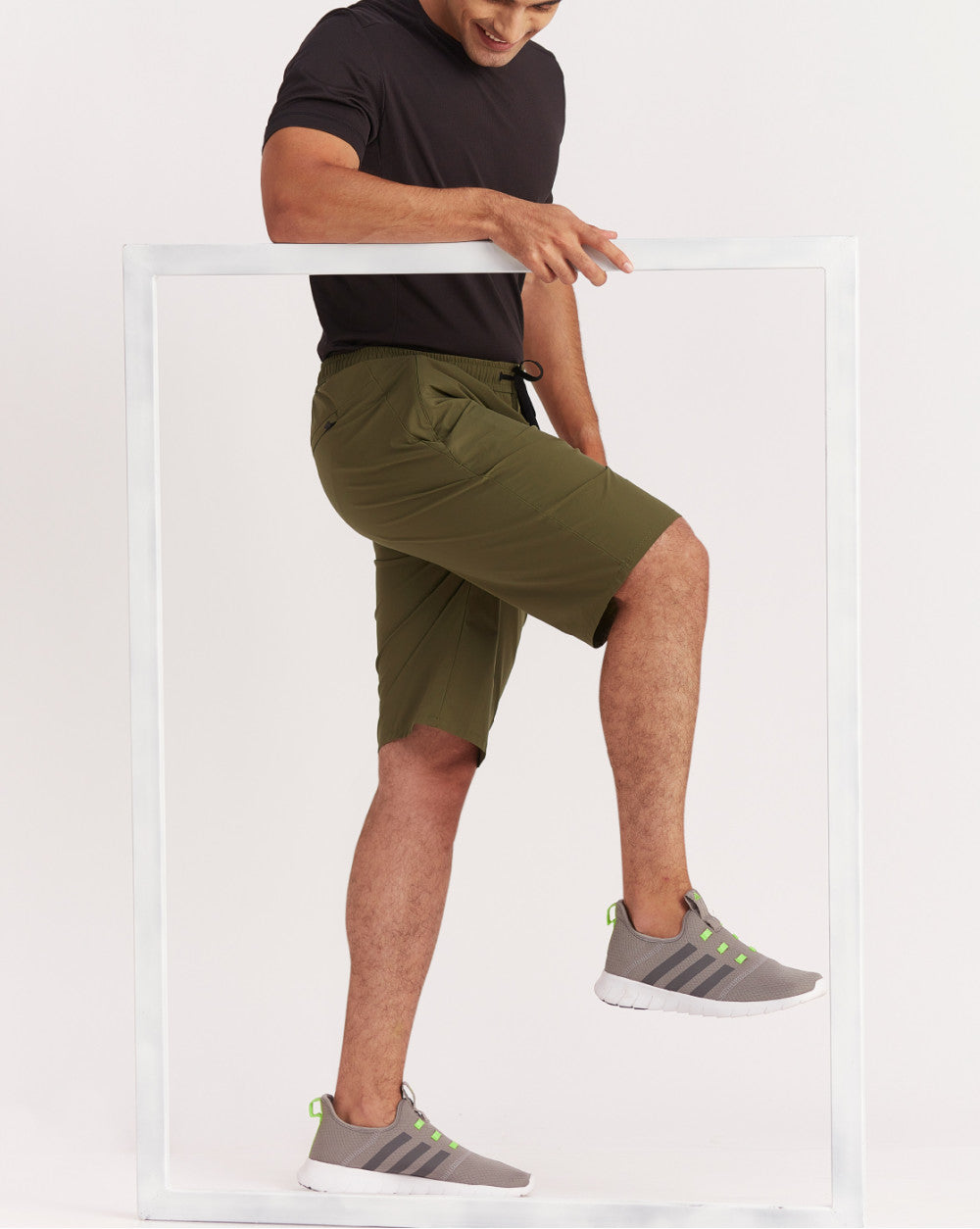 Active Tech Shorts - Olive