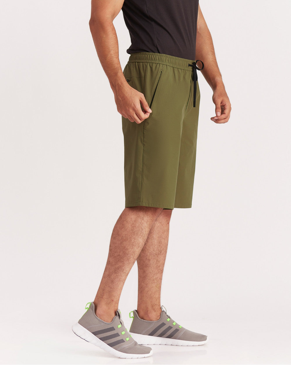 Active Tech Shorts - Olive