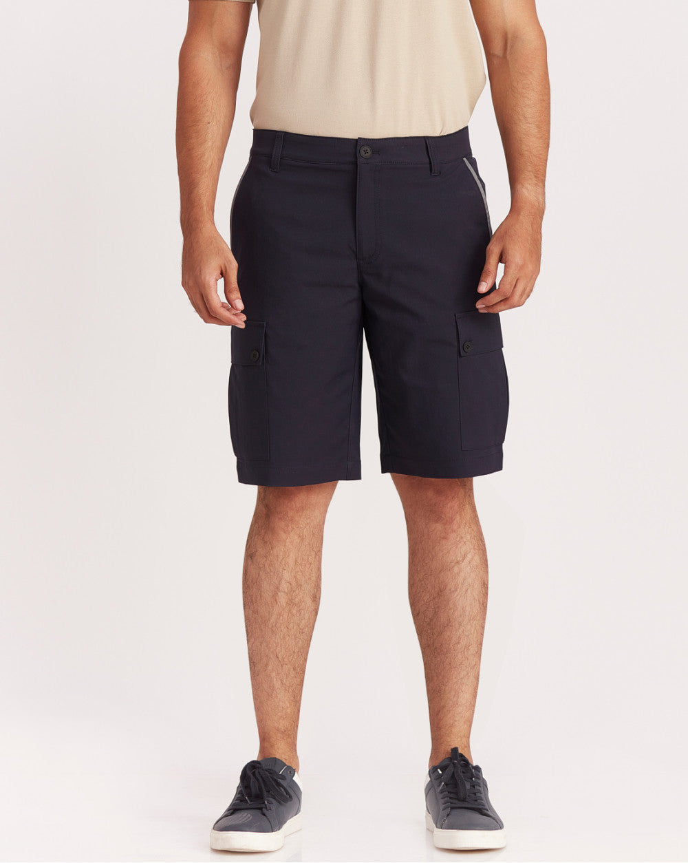 Regular Fit Cargo Shorts - Navy