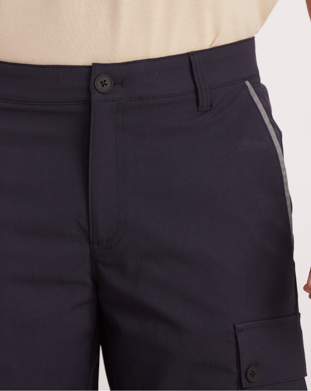 Regular Fit Cargo Shorts - Navy