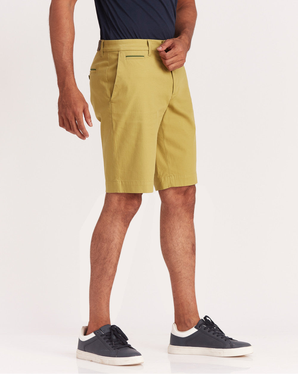 Tapered Fit Chino Shorts - Granola Khaki