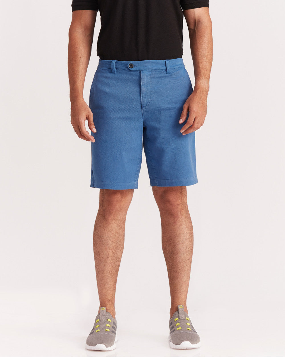 Garment Dyed Elasticized Shorts - Federal Blue