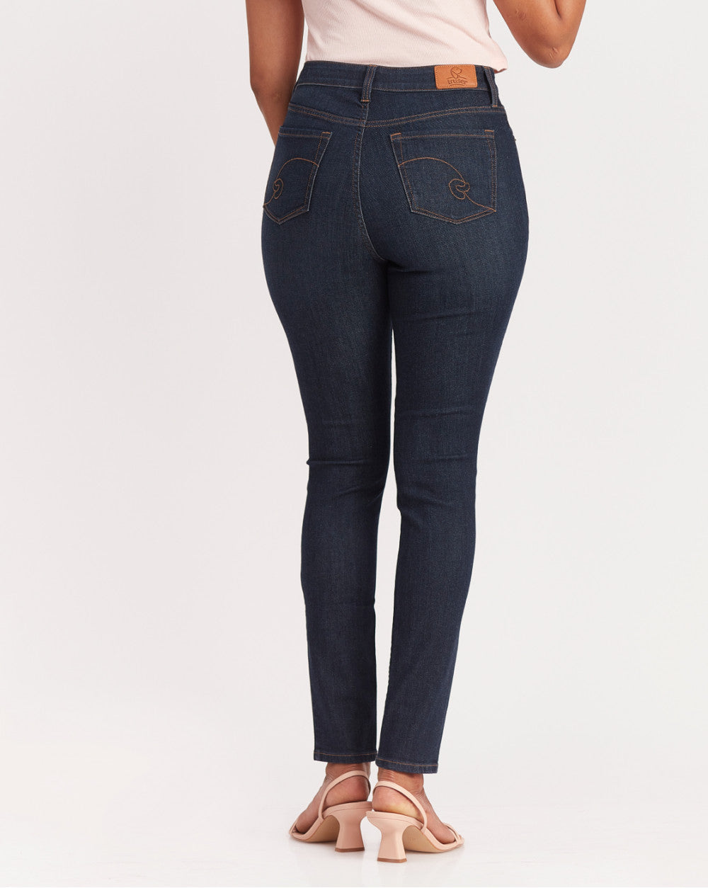 Skinny Fit Waist Jeans - Prime Blue