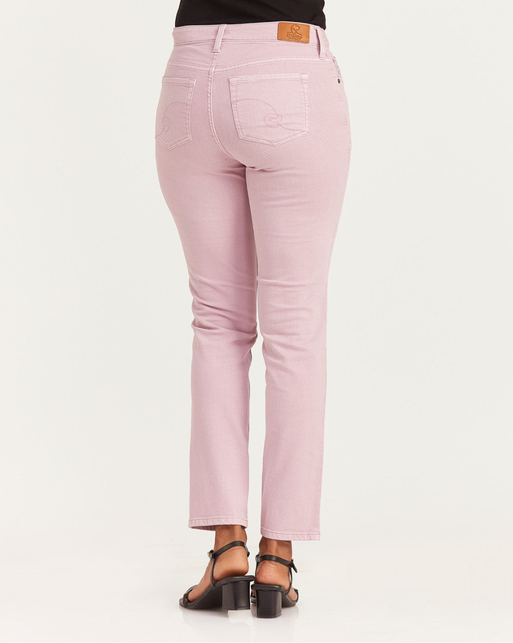 Slim Fit Mid Waist Colored Jeans - Lush Lilac
