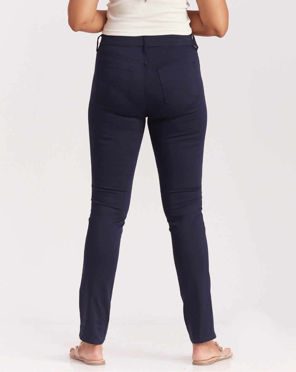 Skinny Fit Skinny Five-Pocket Pants - Navy