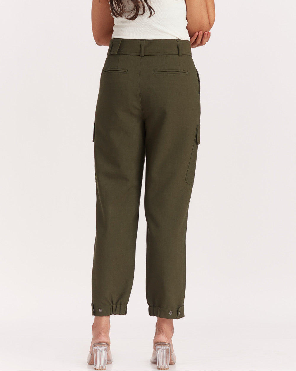 Tapered Fit Refined Cargo - Dark Olive