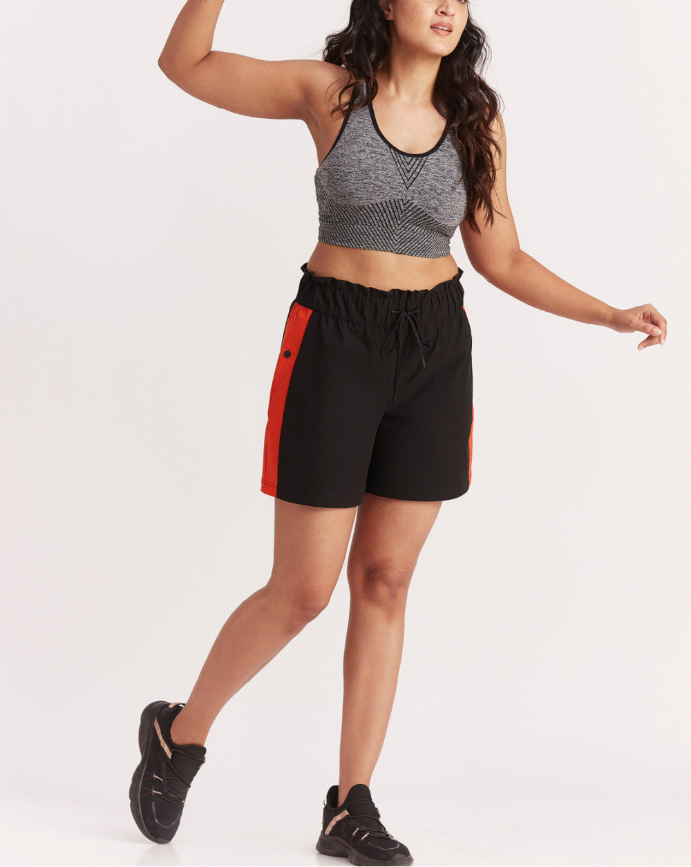 Mid Rise Tech Shorts - Jet Black